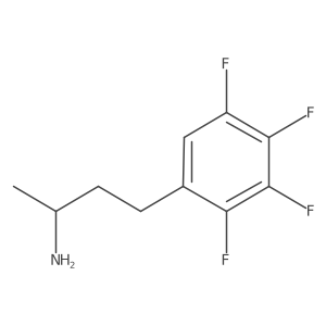 (2S)-4-(2,3,4,5-tetrafluorophenyl)butan-2-amine Structure