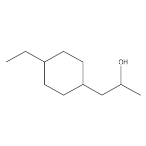 (2R)-1-(4-ethylcyclohexyl)propan-2-ol结构式