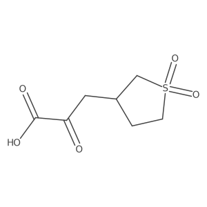 3-(1,1-Dioxo-1lambda6-thiolan-3-yl)-2-oxopropanoic acid Structure