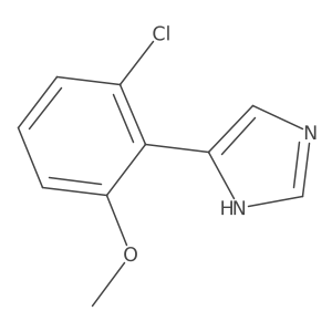 4-(2-chloro-6-methoxyphenyl)-1H-imidazole Structure