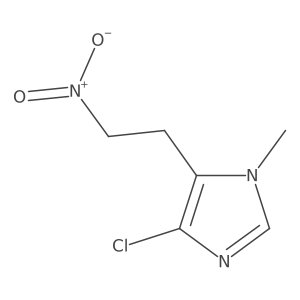 4-chloro-1-methyl-5-(2-nitroethyl)-1H-imidazole结构式