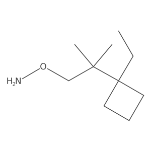 O-[2-(1-ethylcyclobutyl)-2-methylpropyl]hydroxylamine Structure
