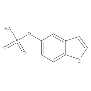 1H-indol-5-yl sulfamate结构式