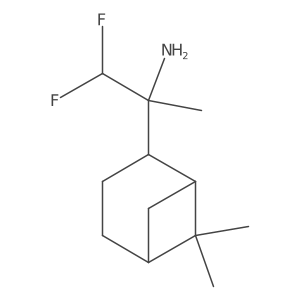 2-{6,6-Dimethylbicyclo[3.1.1]heptan-2-yl}-1,1-difluoropropan-2-amine Structure