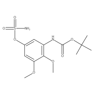 tert-butyl N-[2,3-dimethoxy-5-(sulfamoyloxy)phenyl]carbamate Structure