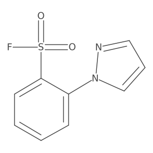 2-(1H-pyrazol-1-yl)benzene-1-sulfonyl fluoride Structure