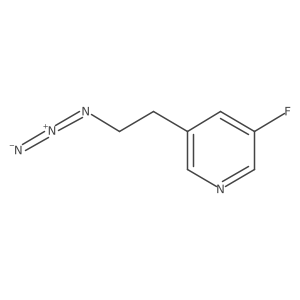 3-(2-Azidoethyl)-5-fluoropyridine结构式