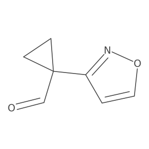 1-(1,2-Oxazol-3-yl)cyclopropane-1-carbaldehyde结构式