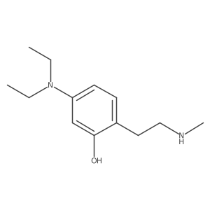 5-(Diethylamino)-2-[2-(methylamino)ethyl]phenol Structure
