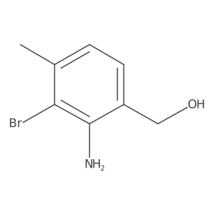 (2-Amino-3-bromo-4-methylphenyl)methanol结构式
