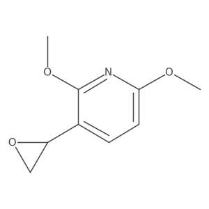 2,6-Dimethoxy-3-(oxiran-2-yl)pyridine Structure