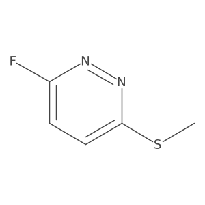 3-Fluoro-6-(methylthio)pyridazine结构式