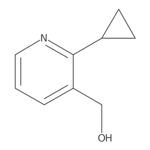 2-cyclopropyl-3-Pyridinemethanol Structure