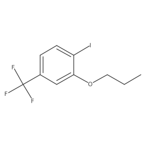 1-Iodo-2-propoxy-4-(trifluoromethyl)benzene Structure