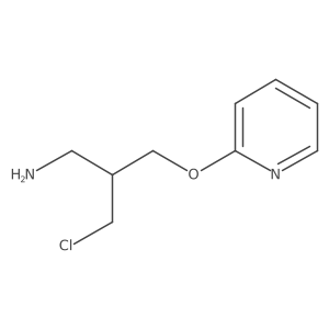 2-[3-Amino-2-(chloromethyl)propoxy]pyridine结构式