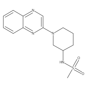 N-[1-(quinoxalin-2-yl)piperidin-3-yl]methanesulfonamide结构式