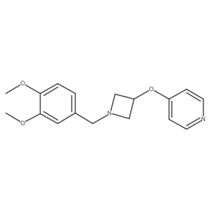 4-({1-[(3,4-Dimethoxyphenyl)methyl]azetidin-3-yl}oxy)pyridine结构式