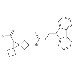 2-({[(9H-fluoren-9-yl)methoxy]carbonyl}amino)dispiro[3.0.3^{5}.1^{4}]nonane-9-carboxylic acid结构式