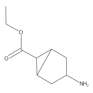 Ethyl 3-aminobicyclo[3.1.0]hexane-6-carboxylate结构式