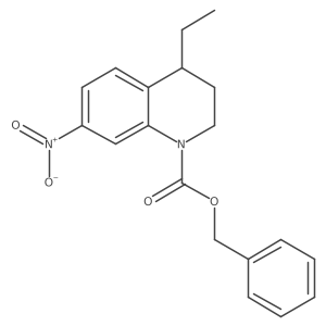 Benzyl 4-ethyl-7-nitro-1,2,3,4-tetrahydroquinoline-1-carboxylate Structure