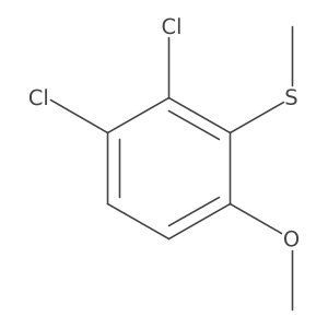 (2,3-Dichloro-6-methoxyphenyl)(methyl)sulfane结构式