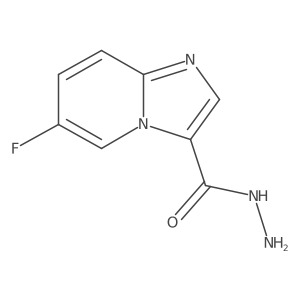 6-Fluoroimidazo[1,2-a]pyridine-3-carbohydrazide Structure
