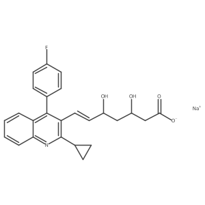 Pitavastatin-d5 Sodium Salt结构式