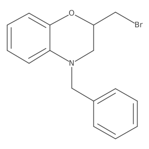 (R)-4-Benzyl-2-(bromomethyl)-3,4-dihydro-2H-benzo[b][1,4]oxazine结构式