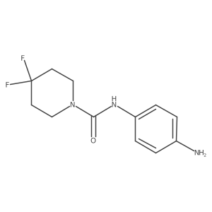 N-(4-Aminophenyl)-4,4-difluoropiperidine-1-carboxamide Structure