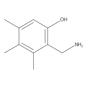 2-(Aminomethyl)-3,4,5-trimethylphenol结构式