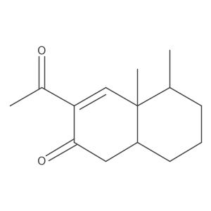 (4aR,5S,8aR)-3-acetyl-4a,5-dimethyl-1,5,6,7,8,8a-hexahydronaphthalen-2-one结构式