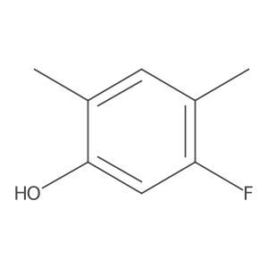 2,4-Dimethyl-5-fluorophenol结构式