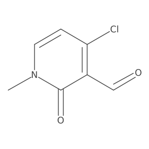 4-Chloro-1-methyl-2-oxo-1,2-dihydropyridine-3-carbaldehyde Structure