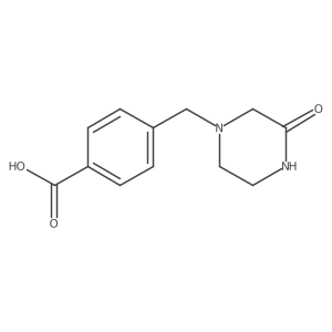 4-((3-Oxopiperazin-1-yl)methyl)benzoic acid Structure