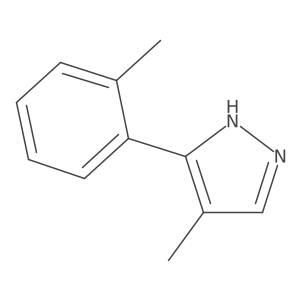 4-Methyl-3-(o-tolyl)-1H-pyrazole Structure