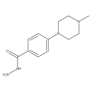4-(4-Methylpiperazin-1-yl)benzohydrazide Structure