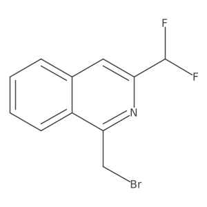 Isoquinoline,1-(bromomethyl)-3-(difluoromethyl)- Structure