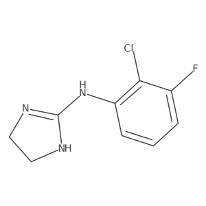 2-Imidazolidinimine, N-(2-chloro-3-fluorophenyl)结构式