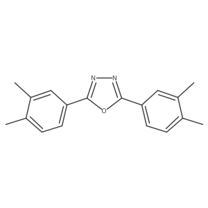 2,5-Bis(3,4-dimethylphenyl)-1,3,4-oxadiazole Structure