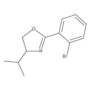 2-(2-Bromophenyl)-4-(propan-2-yl)-4,5-dihydro-1,3-oxazole Structure