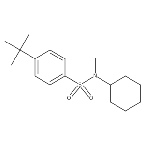 {[4-(Tert-butyl)phenyl]sulfonyl}cyclohexylmethylamine结构式