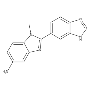 1-Methyl-1H,1'H-[2,5']bibenzoimidazolyl-5-ylamine结构式