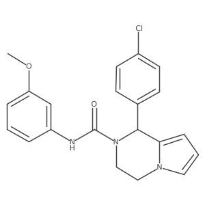 1-(4-chlorophenyl)-N-(3-methoxyphenyl)-3,4-dihydropyrrolo[1,2-a]pyrazine-2(1H)-carboxamide Structure
