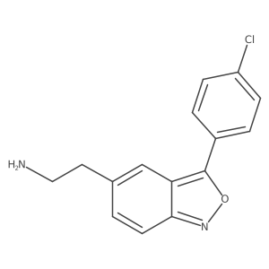 3-(4-Chlorophenyl)-2,1-benzisoxazole-5-ethanamine结构式