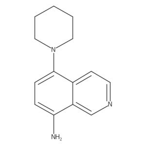 5-(Piperidin-1-yl)isoquinolin-8-amine Structure