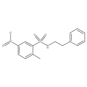 [(2-Methyl-5-nitrophenyl)sulfonyl](2-phenylethyl)amine Structure