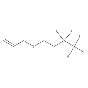 1,1,1,2,2-Pentafluoro-4-prop-2-enylsulfanylbutane Structure