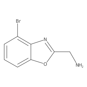 2-(Aminomethyl)-4-bromobenzo[d]oxazole结构式