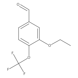 3-Ethoxy-4-(trifluoromethoxy)benzaldehyde Structure