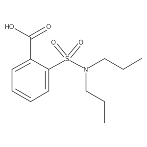 2-(Dipropylsulfamoyl)benzoic acid Structure